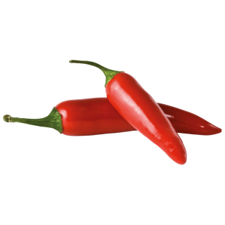 schwebende Paprika