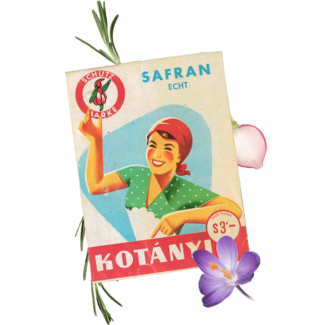 Un plic de condimente Kotányi din anii ’30.